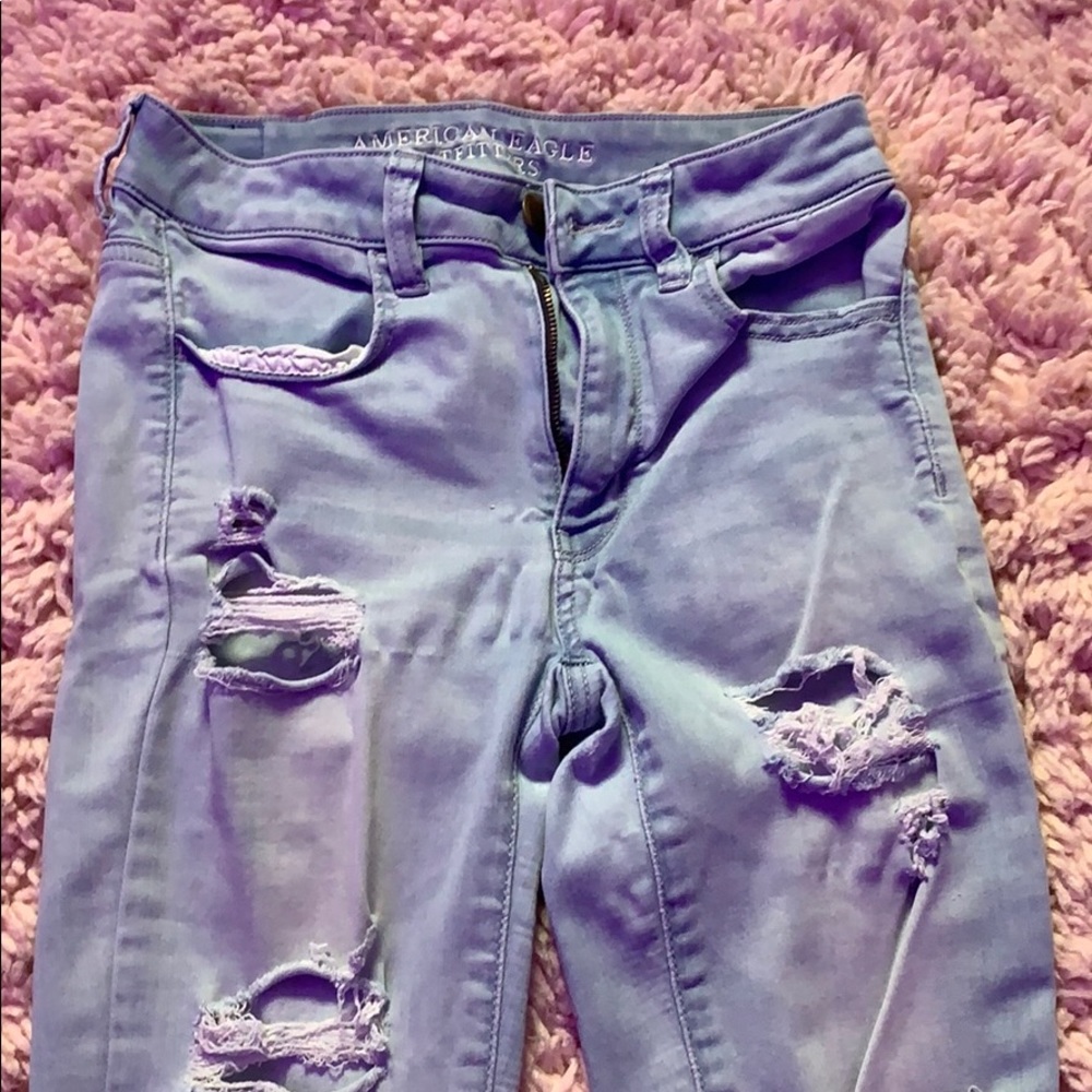 American Eagle Ripped Skinny Jeans